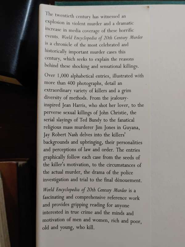 World Encyclopedia Of 20th Century Murder