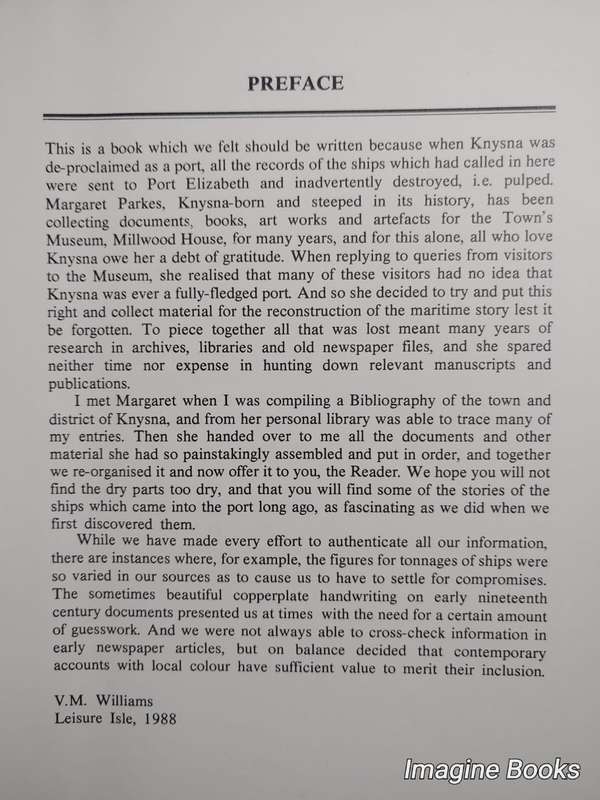 Knysna the Forgotten Port - (signed copy)