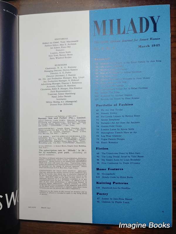 Milady - The Journal For Smart Women - March 1947