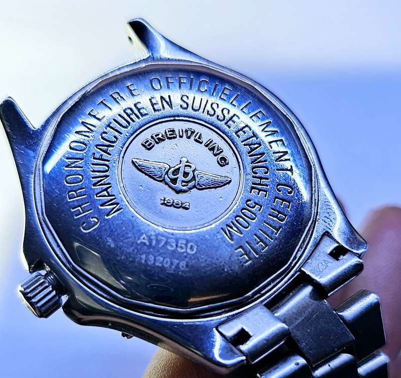 BREITLING A17350 Colt Ocean Date White Dial SS Automatic Men's Watch