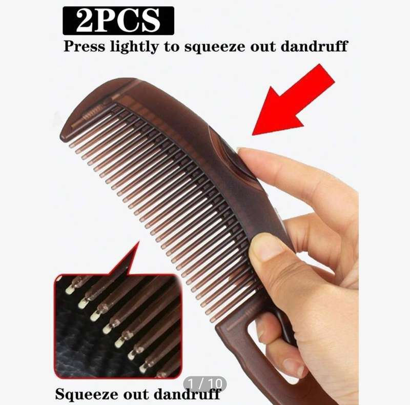 Anti dandruff combs 2 piece