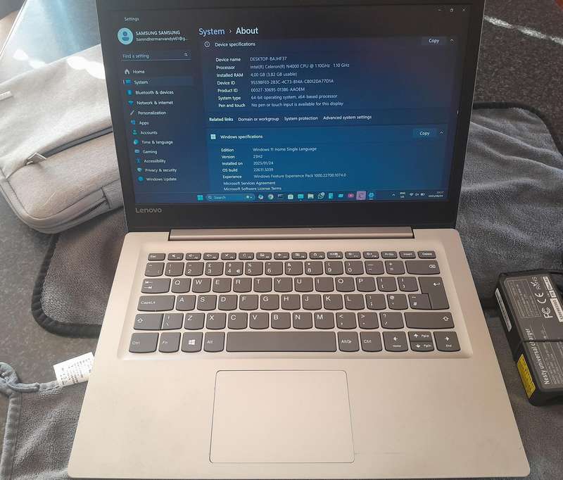 Lenovo Laptop Ideapad S130 14 Inch - 4GB DDR4 237GB SSD
