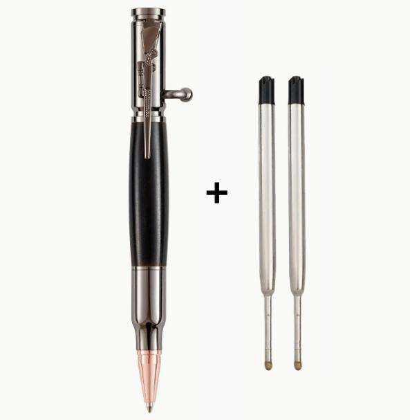 Tactical Design Bullet Shape Ballpoint Pen with Refills
