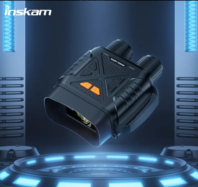 INSKAM Infrared Night Vision Scope 10X Magnification, 800m range, HD 1080P Digital Monocular