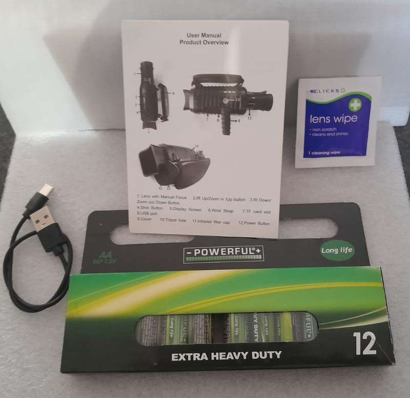 Night Vision Monocular black observation distance: 500-1000 m