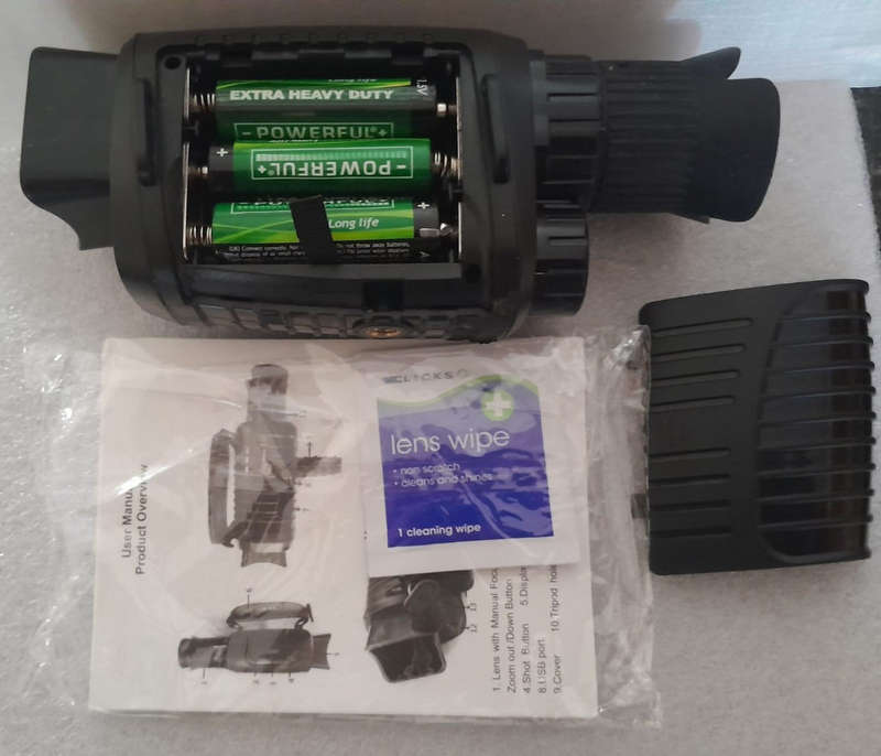 Night Vision Monocular black observation distance: 500-1000 m