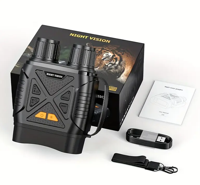 INSKAM Infrared Night Vision Scope 10X Magnification, 800m range, HD 1080P Digital Monocular