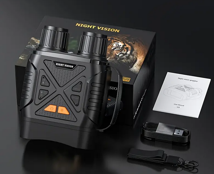 INSKAM Infrared Night Vision Scope 10X Magnification, 800m range, HD 1080P Digital Monocular