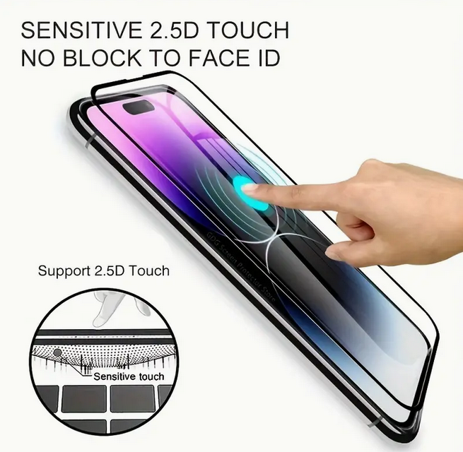 Apple iPhone 12 Pro Max 4 Pcs Tempered Glass Screen Protector