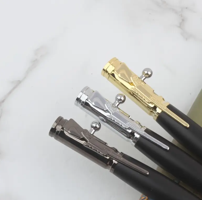 Tactical Design Bullet Shape Ballpoint Pen with Refills