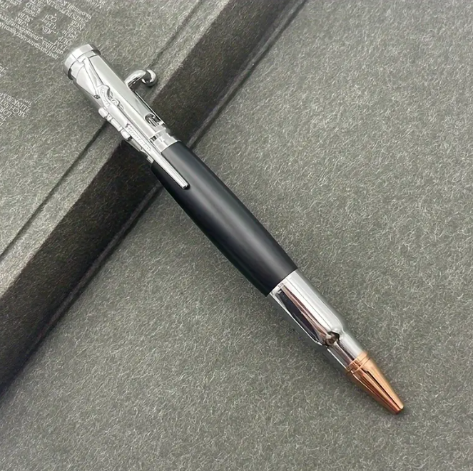 Tactical Design Bullet Shape Ballpoint Pen with Refills