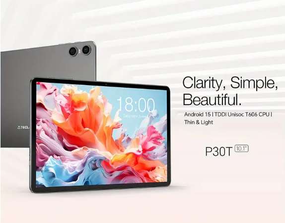 10.1 Inch Android 15 Tablet 12GB RAM 128GB SSD Octa-core with Accessories