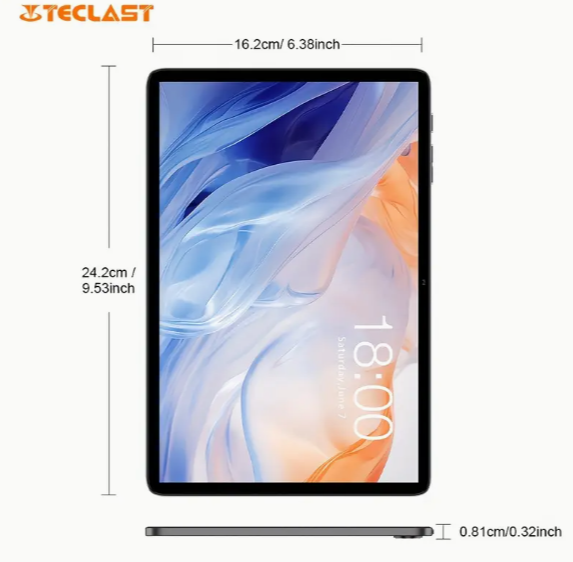 10.1 Inch Android 15 Tablet 12GB RAM 128GB SSD Octa-core with Accessories