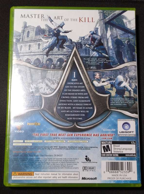 EXTREMELY RARE ASSASSINS CREED LIMITED EDITION