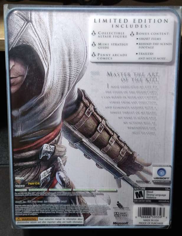 EXTREMELY RARE ASSASSINS CREED LIMITED EDITION