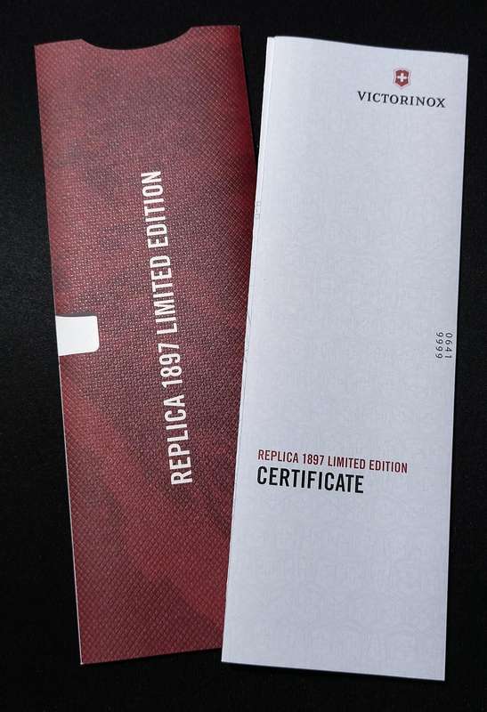 LIMITED EDITION VICTORINOX 1897