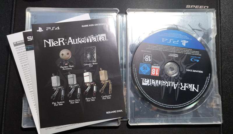 EXTREMELY RARE NIER AUTOMATA PS4 STEELBOOK EDITION