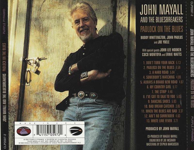John Mayall & the Bluesbreakers - Padlock On the Blues CD Import