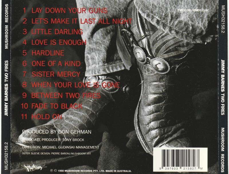 Jimmy Barnes - Two Fires CD Import