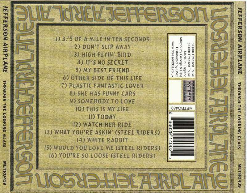 Jefferson Airplane - Through the Looking Glass CD Import
