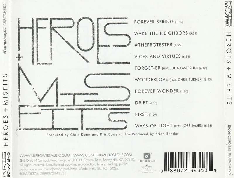 Kris Bowers - Heroes + Misfits CD Import