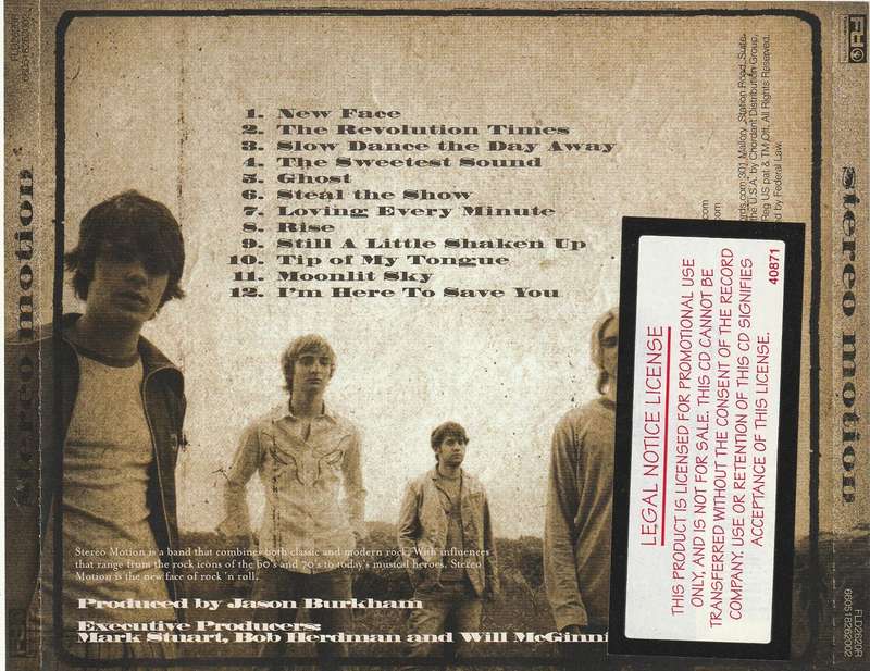 Stereo Motion - Stereo Motion CD Import