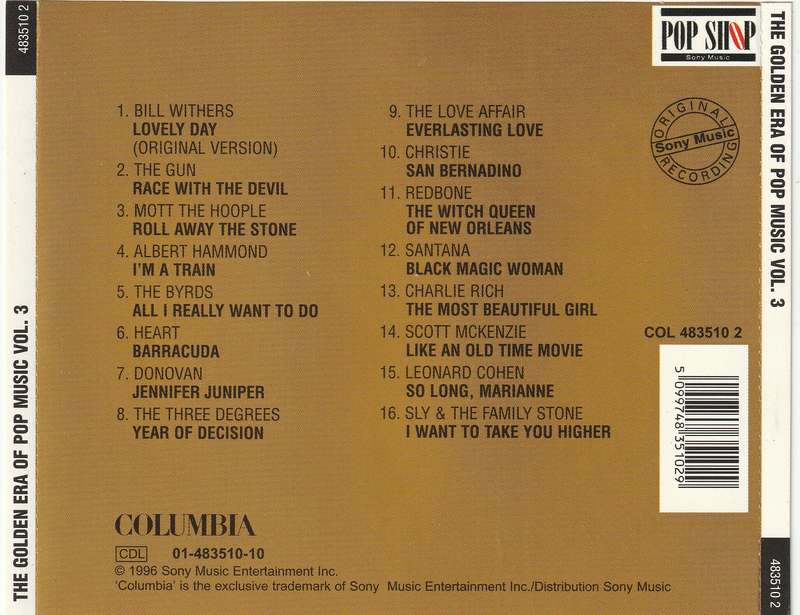 Various - Golden Era of Pop Music Vol. 3 CD Import