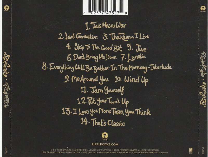 Rizzle Kicks - Roaring 20s CD Import