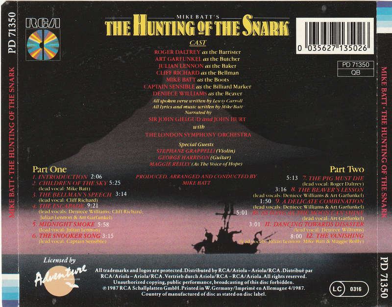Mike Batt - The Hunting of the Snark CD Import