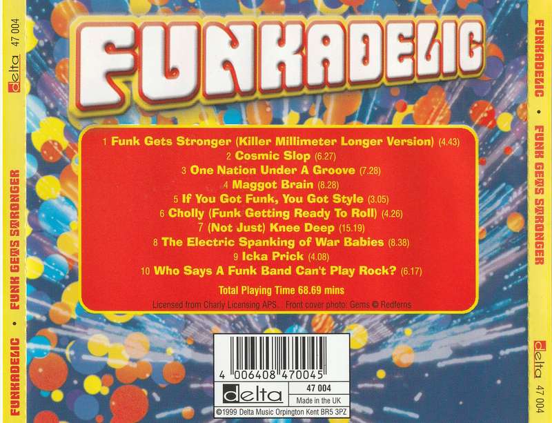 Funkadelic - Funk Gets Stronger CD Import