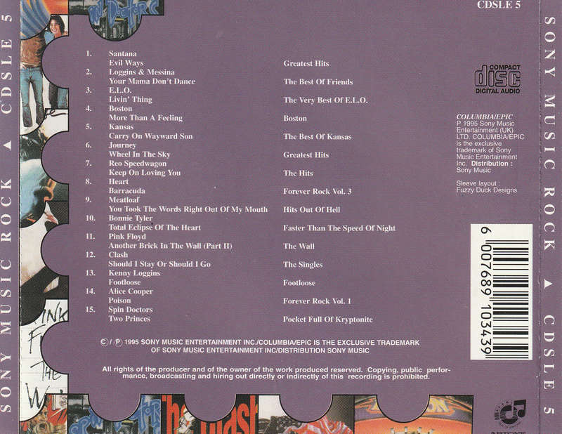 Various - Sony Music Rock CD