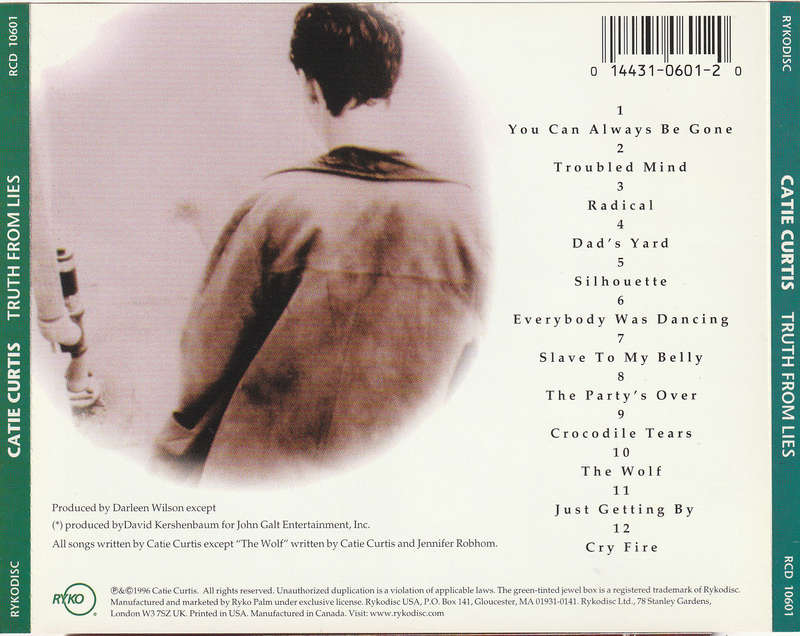 Catie Curtis - Truth From Lies CD Import