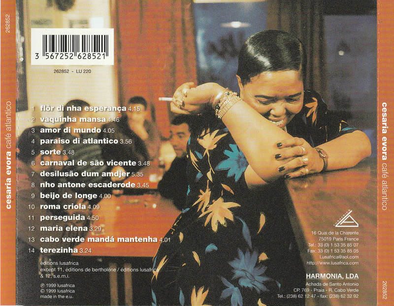Cesaria Evora - Café Atlantico CD Import