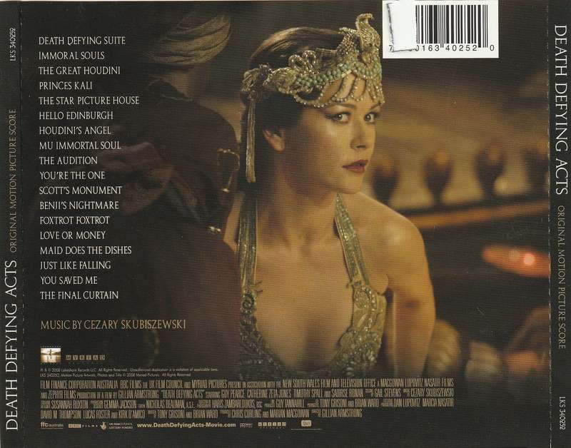 Soundtrack - Cezary Skubiszewski - Death Defying Acts Score CD Import
