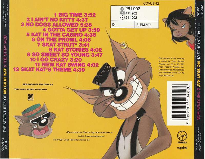 MC Skat Kat & the Stray Mob - Adventures Of MC Skat Kat & the Stray Mob CD Import