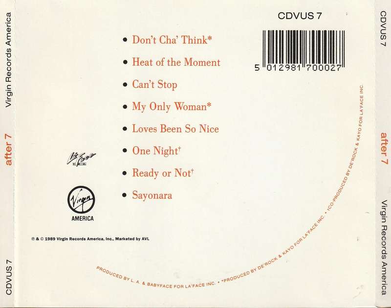 After 7 - After 7 CD Import