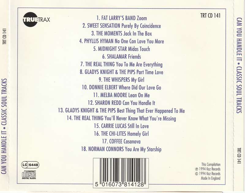 Various - Can You Handle It / Classic Soul Tracks CD Import