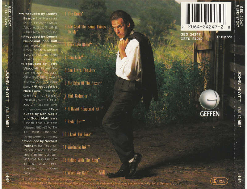 John Hiatt - Y`All Caught? CD Import