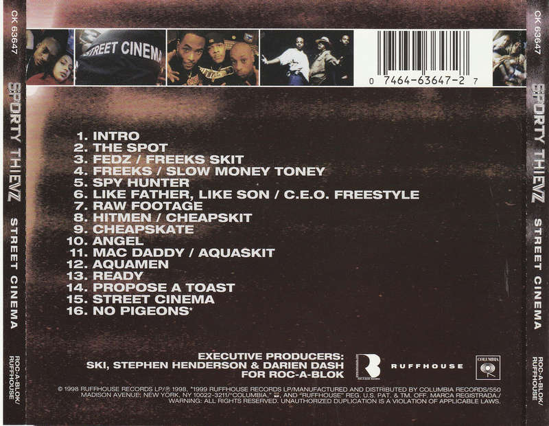 Sporty Thievz - Street Cinema CD Import