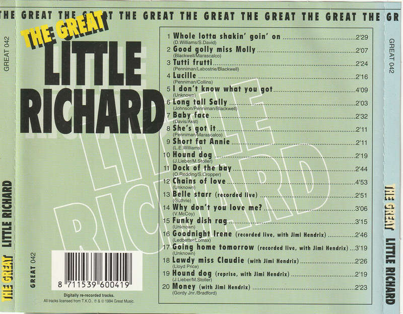 Little Richard - The Great CD Import