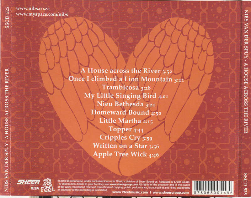 Nibs Van Der Spuy - A House Across the River CD