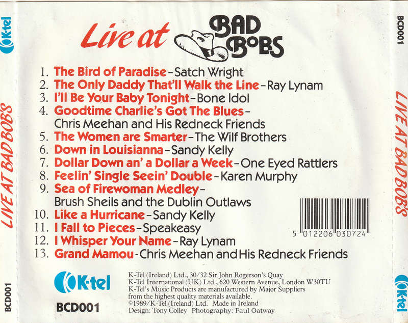 Various - Live At Bad Bob's CD Import