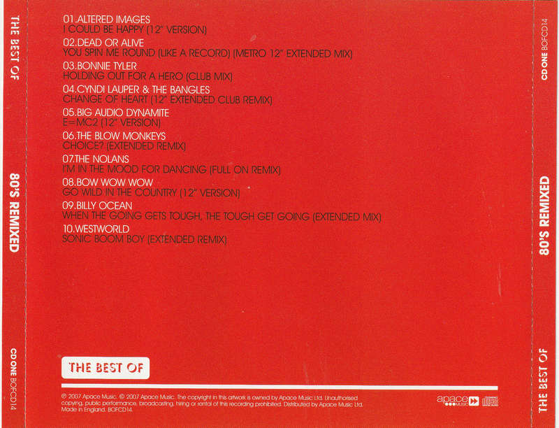 Various - Best of 80's Remixed Vol. 1 + 2 CD Import