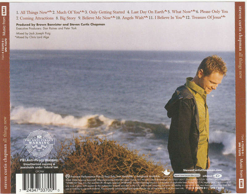 Steven Curtis Chapman - All Things New CD Import