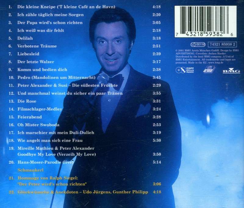 Peter Alexander - Das Große Jubiläumsalbum CD Import
