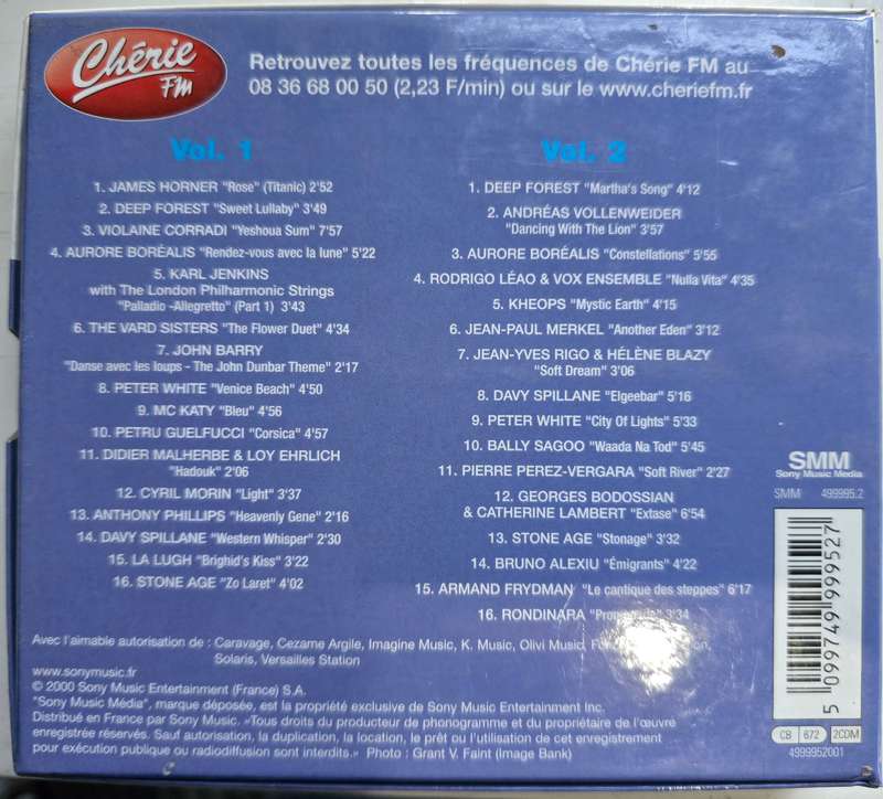 Cherie FM -Musique Pour Rever Et Se Relaxer Double CD Box Set Import