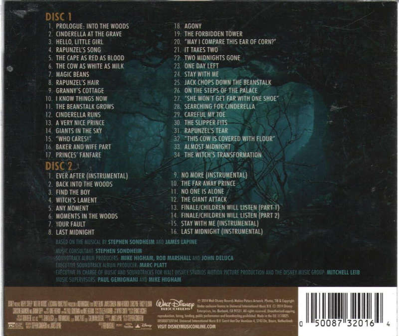 Soundtrack - Into the Woods Double CD Import Sealed