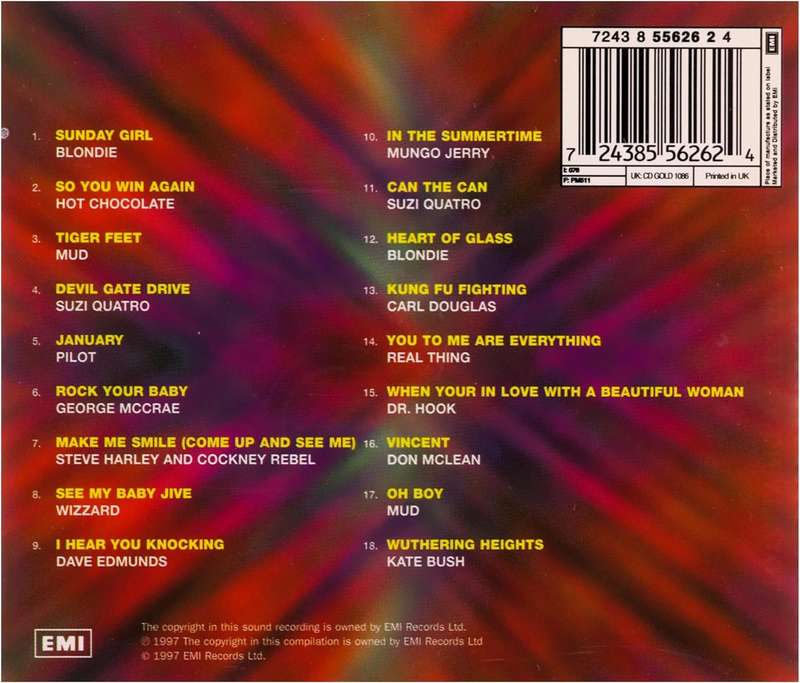 Various - Totally Number 1 Hits of the 70's CD Import