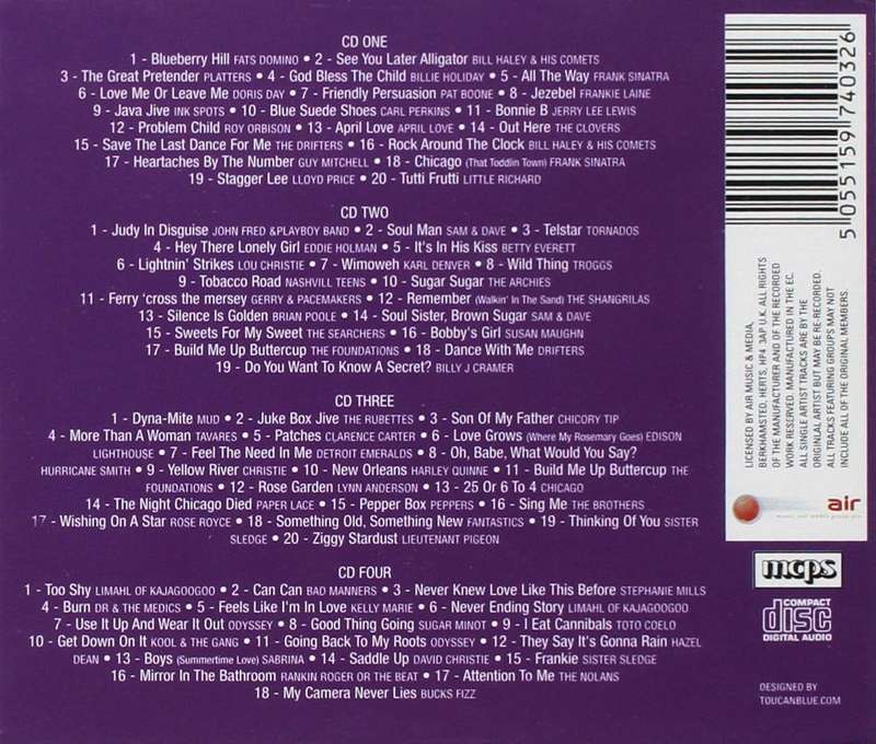 Various - Foot Tapping Through the Decades 4x CD Import