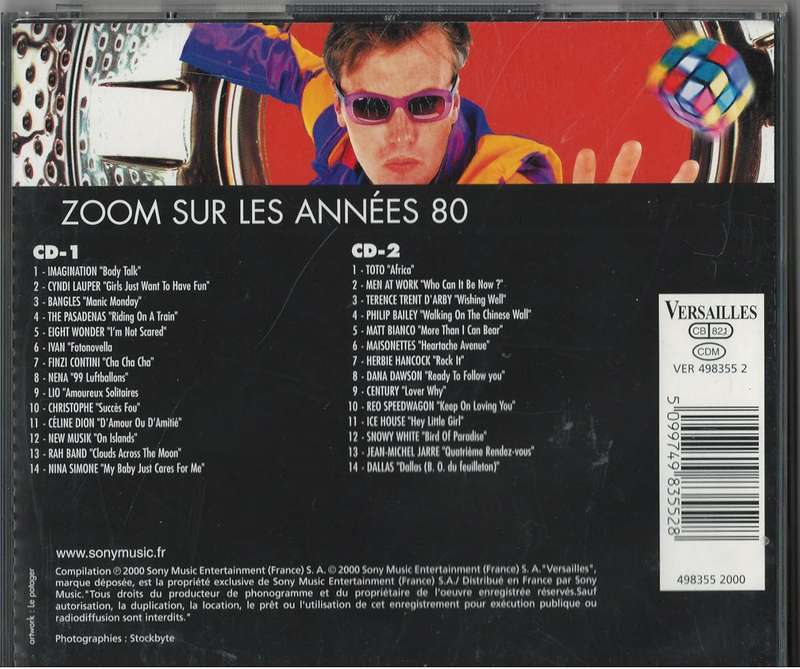 Various - Zoom Sur Les Années 80 Double CD Import (80's)
